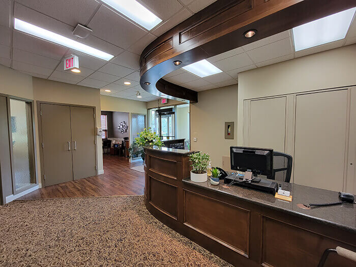 The front desk at Signature Dentistry