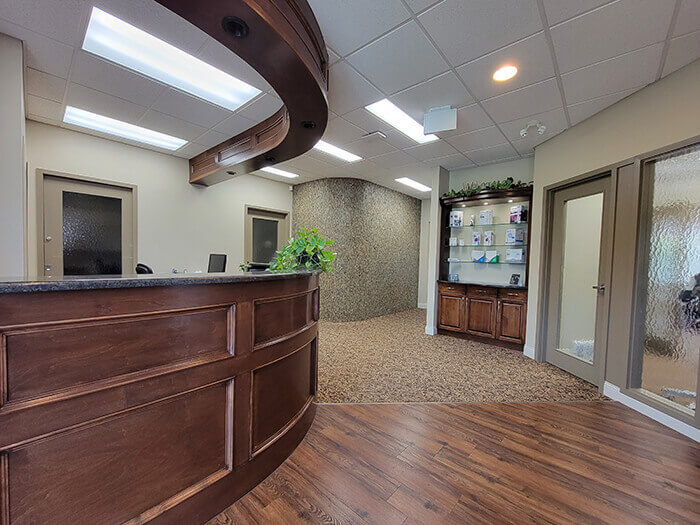 The front desk at Signature Dentistry
